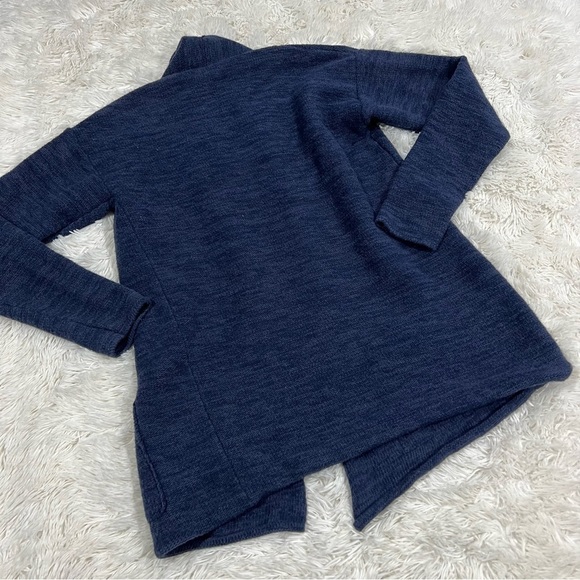 Columbia Rock Range Wool Blend Long Cardigan Sweater Blue Size Small - Picture 8 of 10